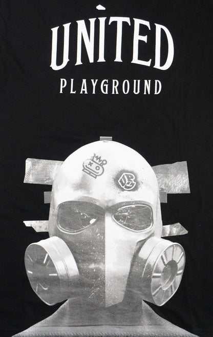 UPG Black Monotone Gas Mask Tee