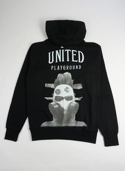 UPG Black Monotone Gas Mask Hoodie