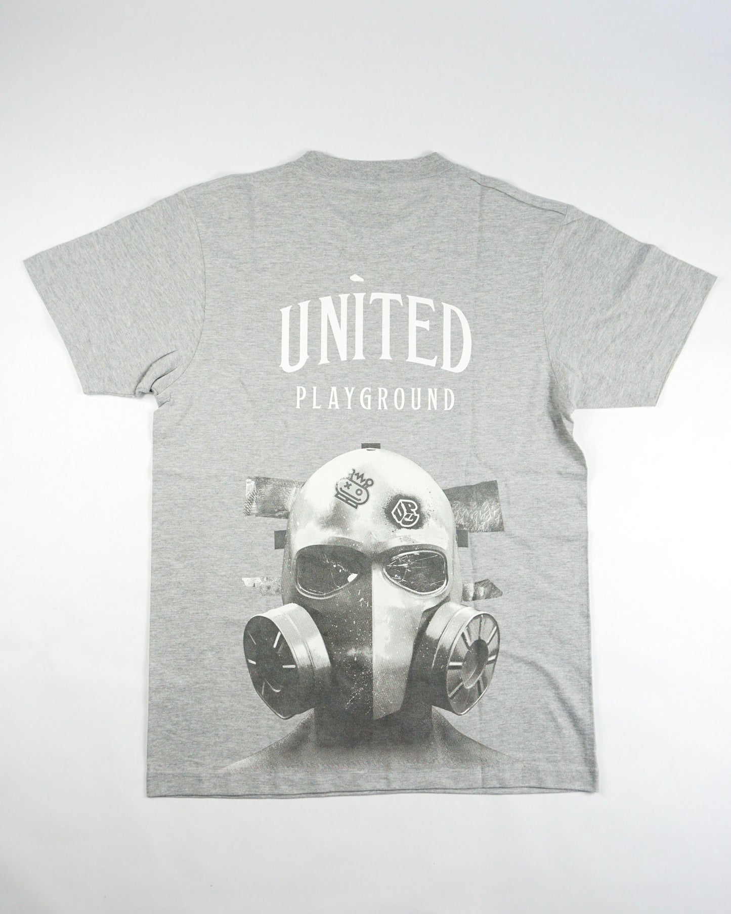 UPG Gray Monotone Gas Mask Tee